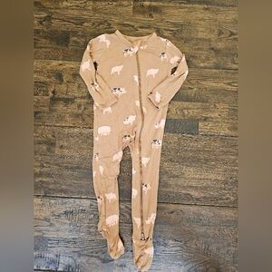 KYTE BABY FOOTED PAJAMAS BAMBOO SIZE 12-18 MONTHS